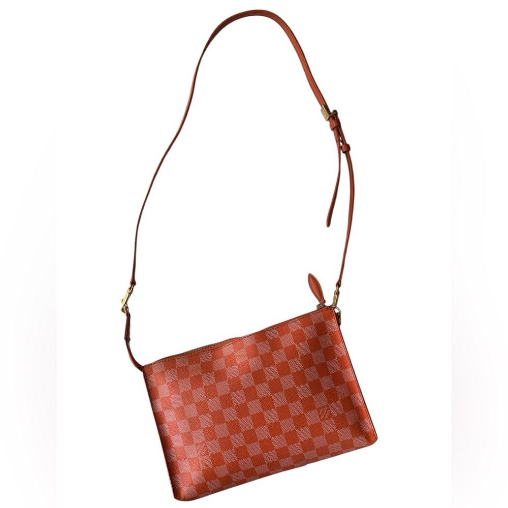 Louis Vuitton Orange Damier Crossbody/Clutch Bag