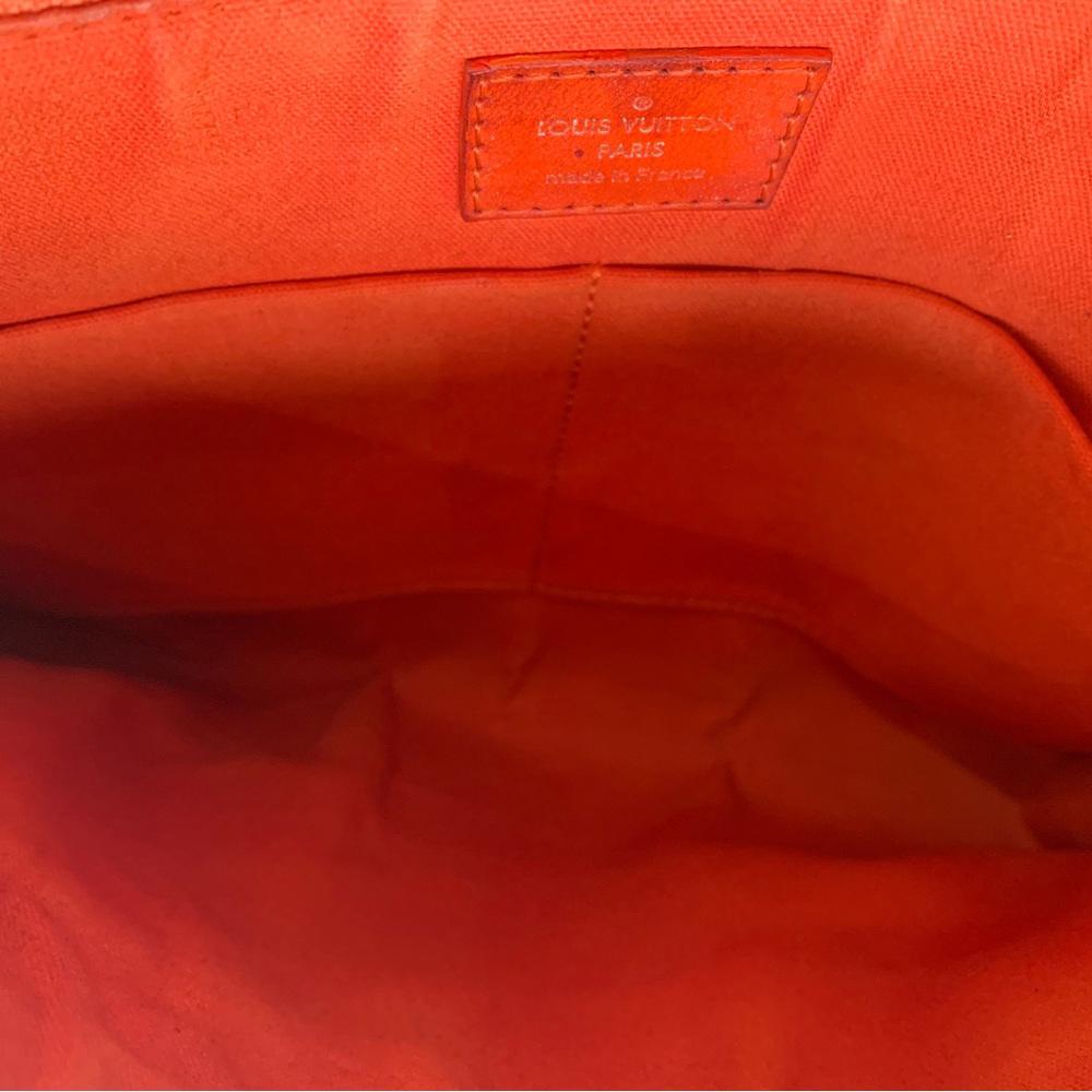 Louis Vuitton Orange Damier Crossbody/Clutch Bag