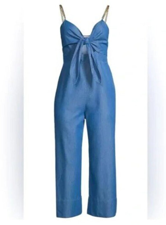 MK Blue Chambray Jumpsuit