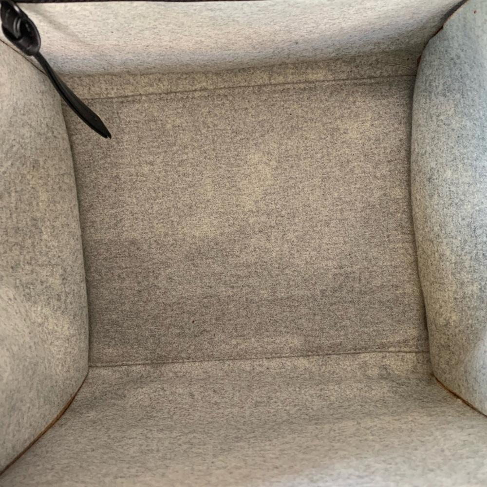 Celine Grey Fel / Wool Phantom Handbag