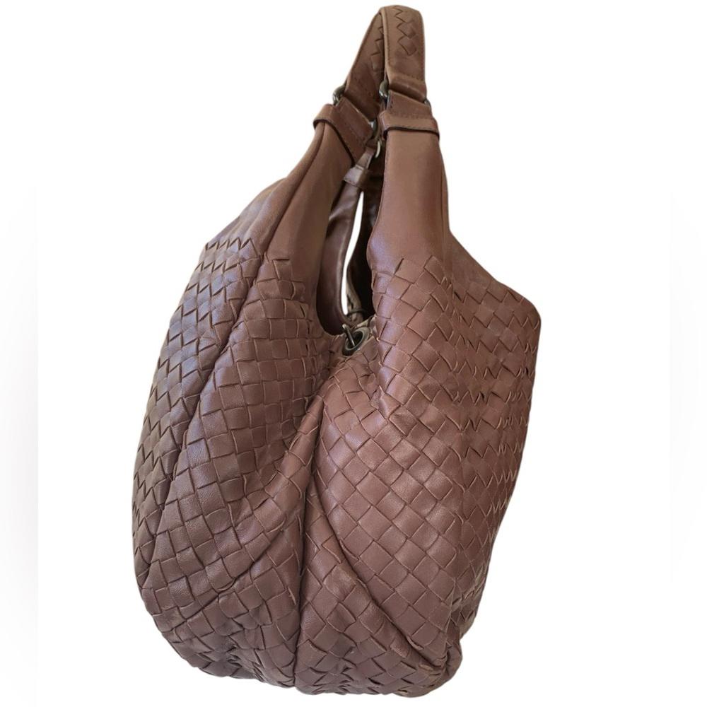 Bottega Veneta Brown Woven Shoulder Bag