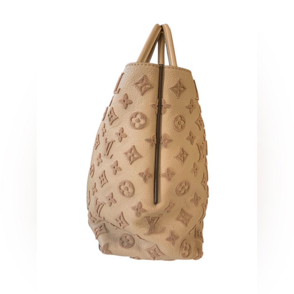 Louis Vuitton Grey Teddy Monogram PM Cachemire Tote