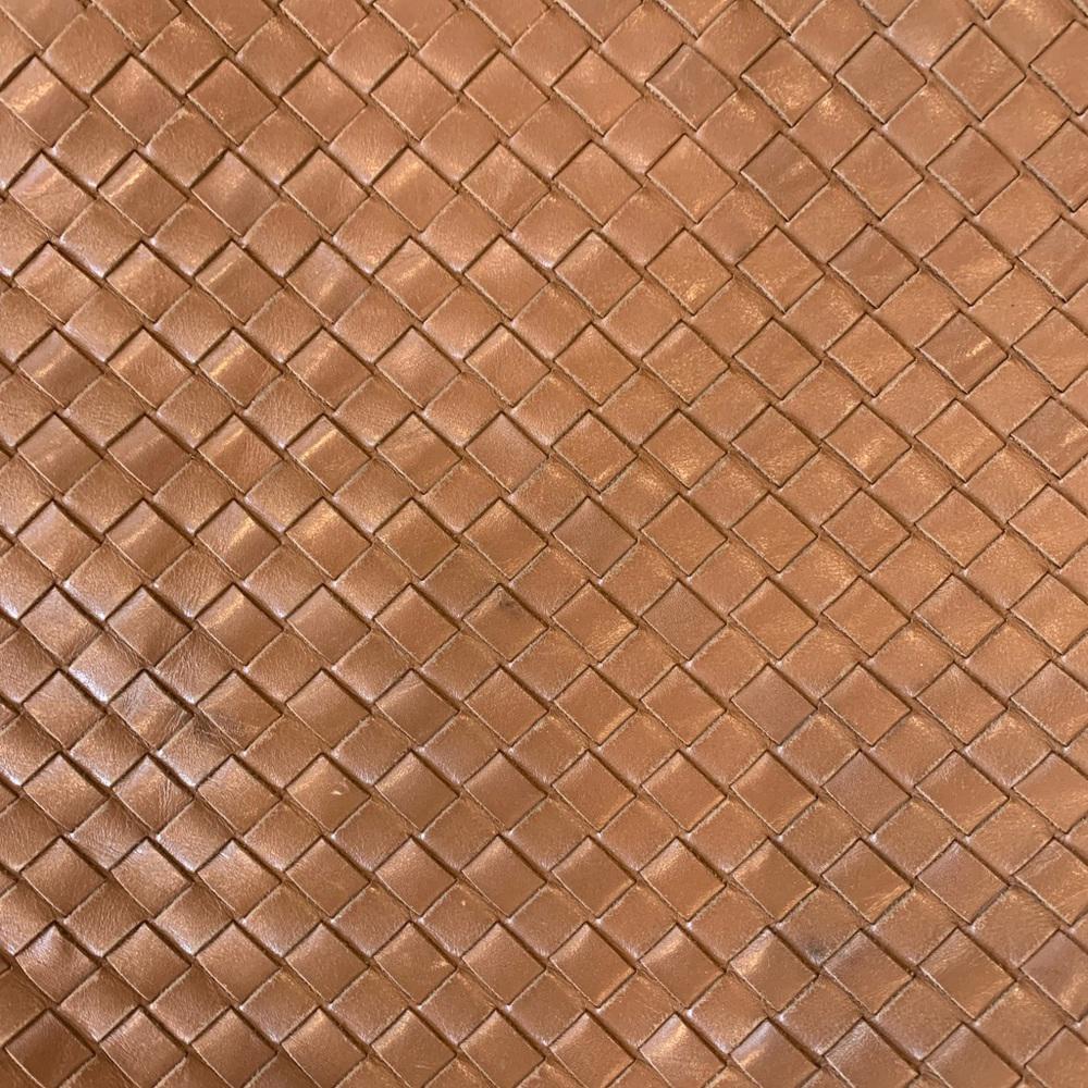 Bottega Veneta Brown Woven Crossbody Bag