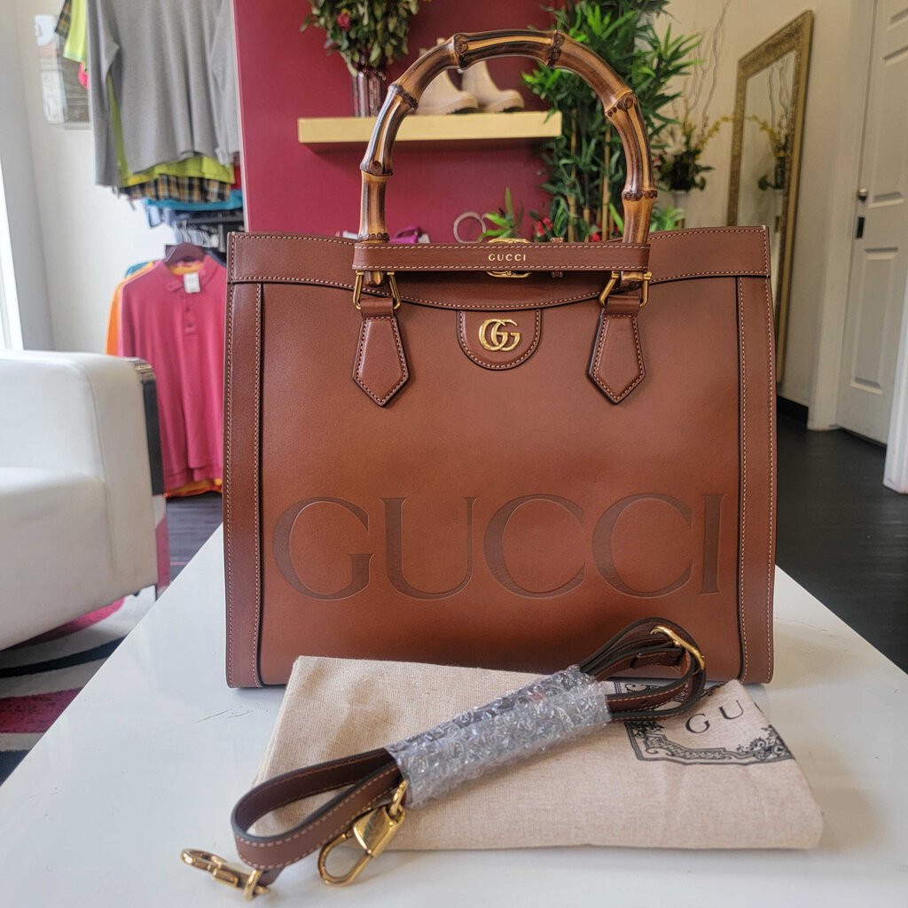 Gucci Diana Bamboo Handle Handbag