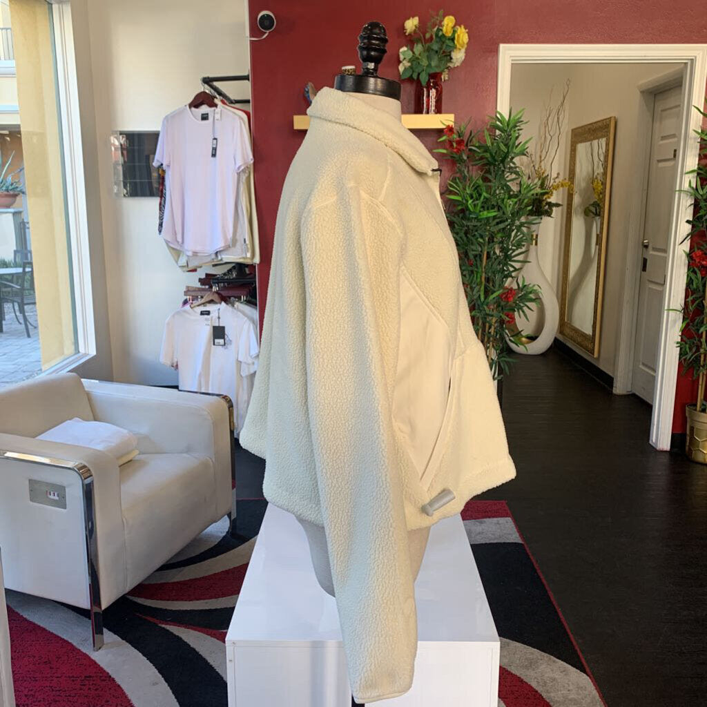 Cuts Cream Teddy Jacket