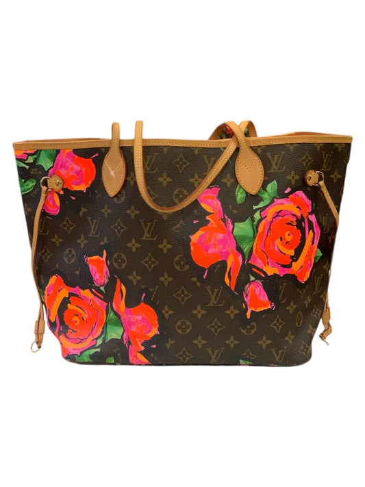 Louis Vuitton x Stephen Sprouse 2008 Neverfull Monogram Rose Tote