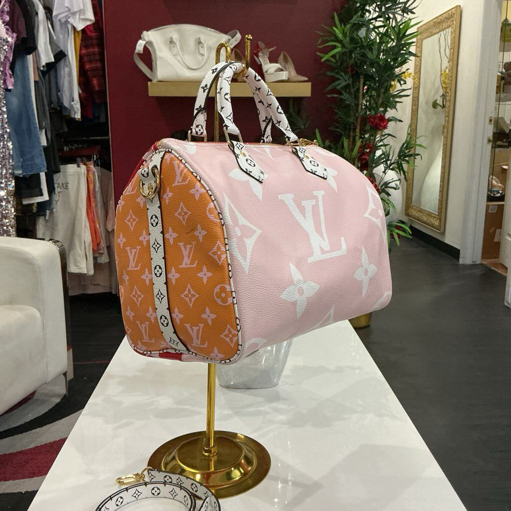 Louis Vuitton Speedy Bandouliere L/E Colored Mono Giant 30 BAG