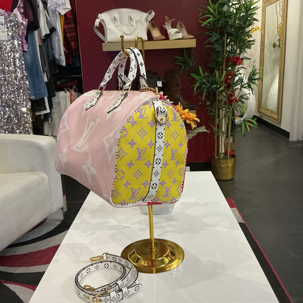 Louis Vuitton Speedy Bandouliere L/E Colored Mono Giant 30 BAG