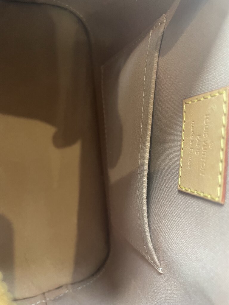 Louis Vuitton Gold Alma BB Vernis
