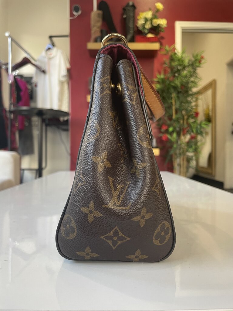 Louis Vuitton Monogram Cluny BB Bordeaux Fuchsia