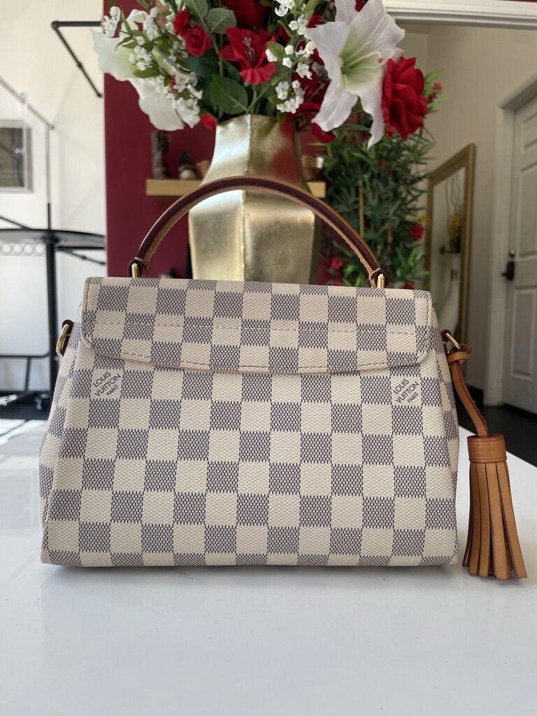 Louis Vuitton Croisette Damier Azur Handbag