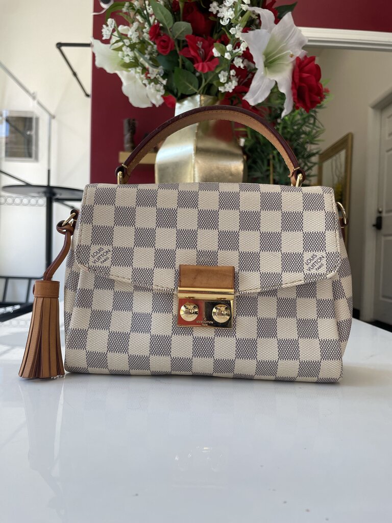 Louis Vuitton Croisette Damier Azur Handbag