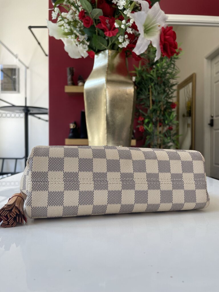 Louis Vuitton Croisette Damier Azur Handbag