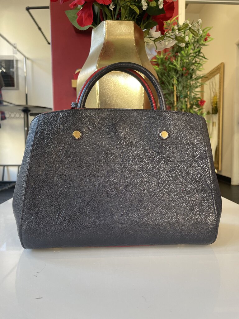 Louis Vuitton Navy Montaigne BB Bag