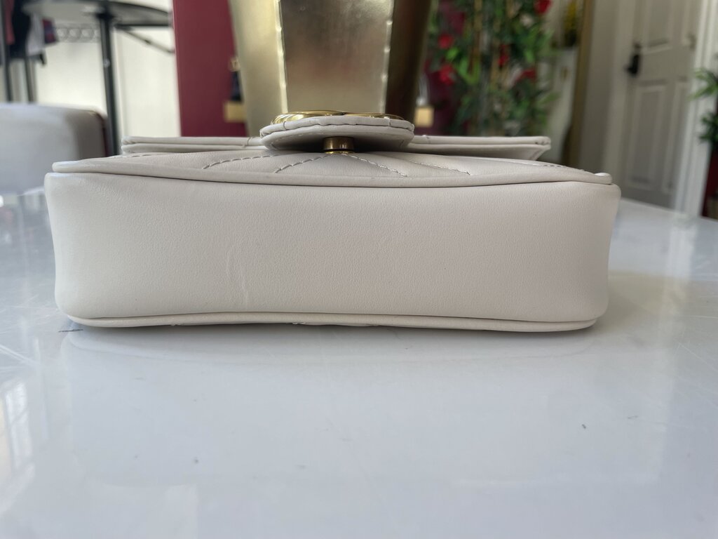 Gucci GG Marmont Mini Leather Crossbody Bag