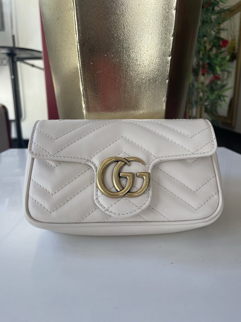 Gucci GG Marmont Mini Leather Crossbody Bag