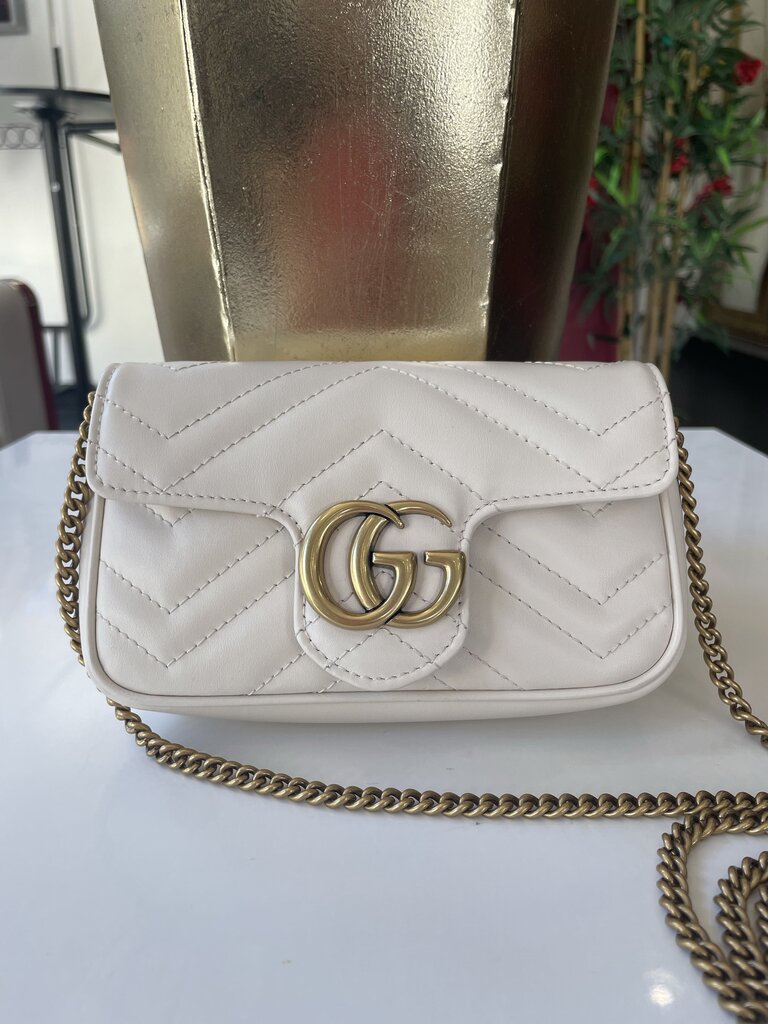 Gucci GG Marmont Mini Leather Crossbody Bag
