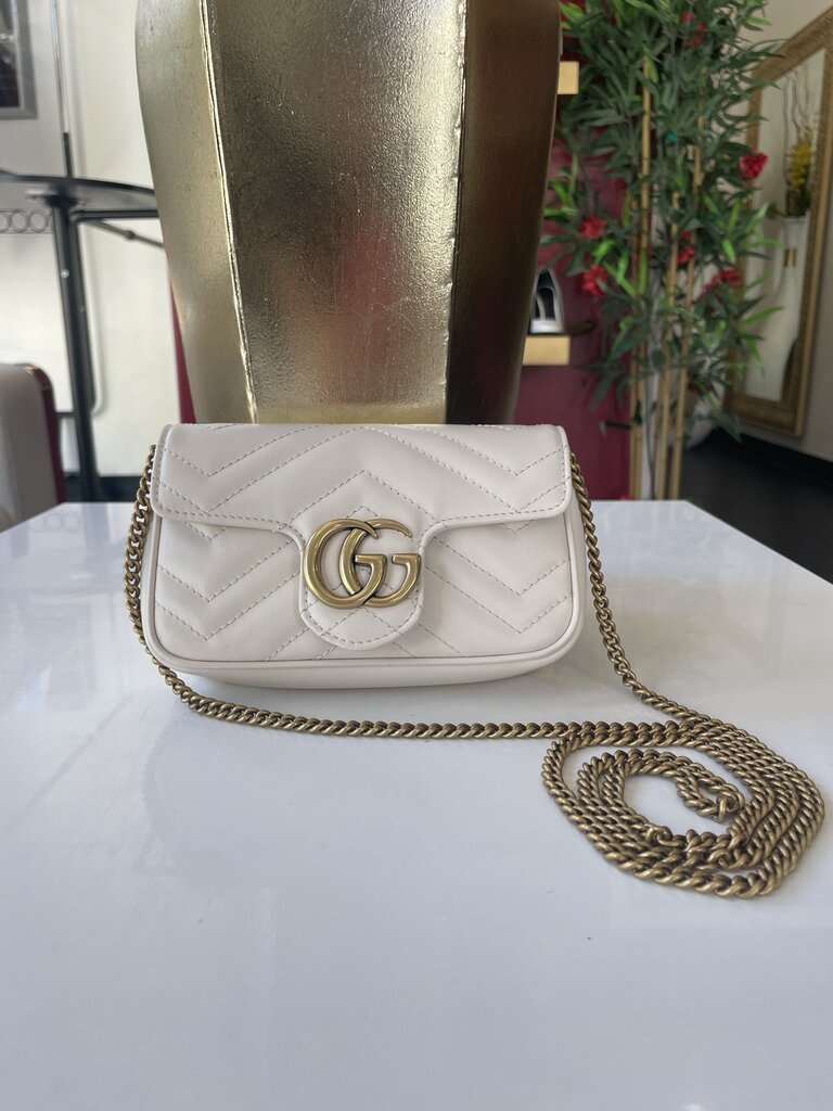 Gucci GG Marmont Mini Leather Crossbody Bag