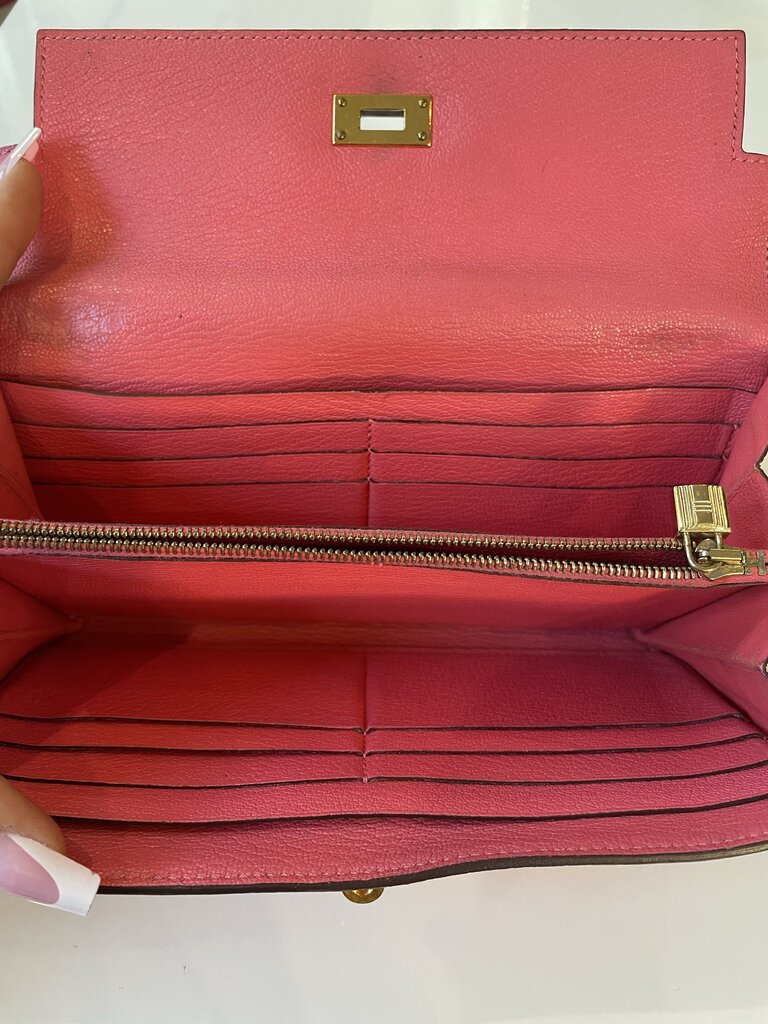Hermes Kelly Long Leather Wallet