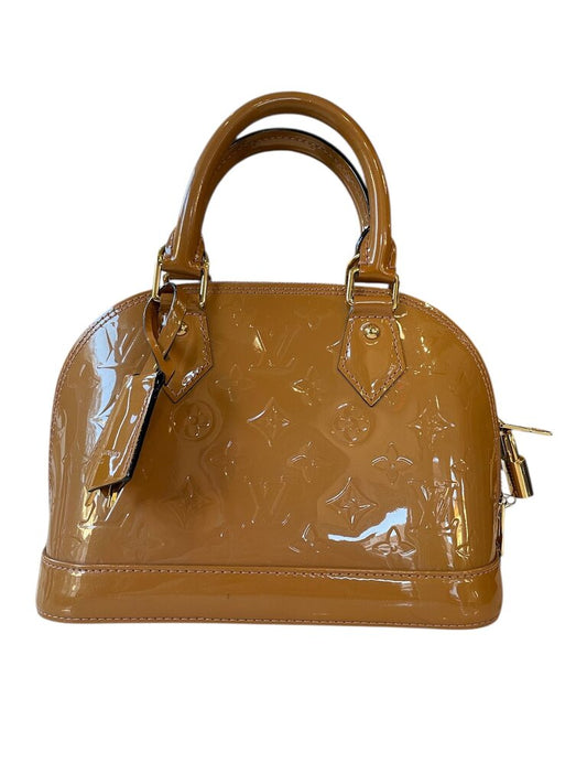 Louis Vuitton Gold Alma BB Vernis