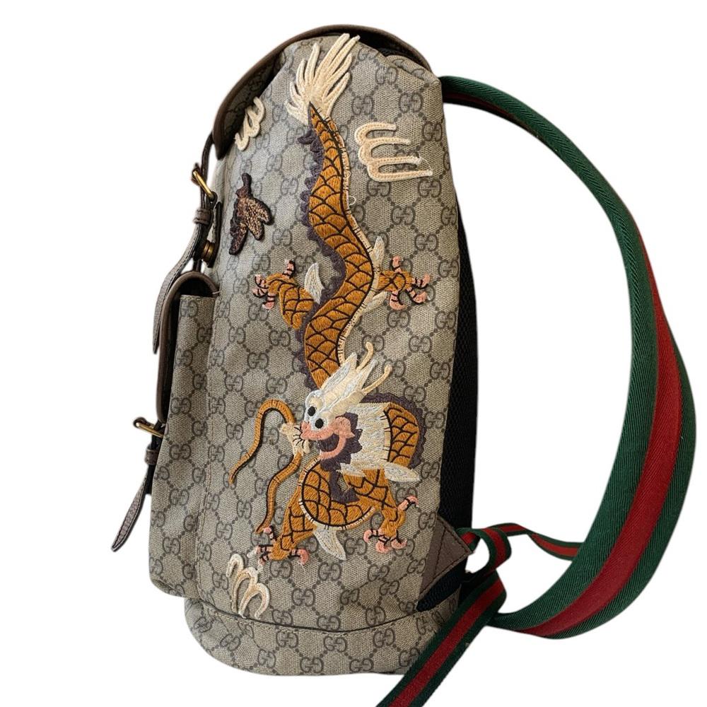 Gucci Courrier Soft GG Supreme in Brown Canvas