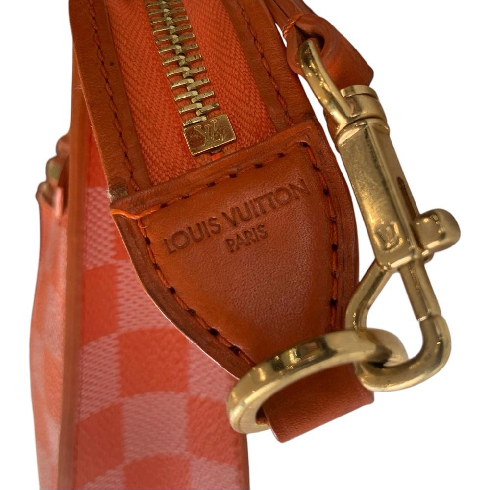 Louis Vuitton Orange Damier Crossbody/Clutch Bag