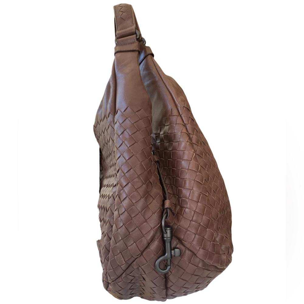 Bottega Veneta Brown Woven Shoulder Bag