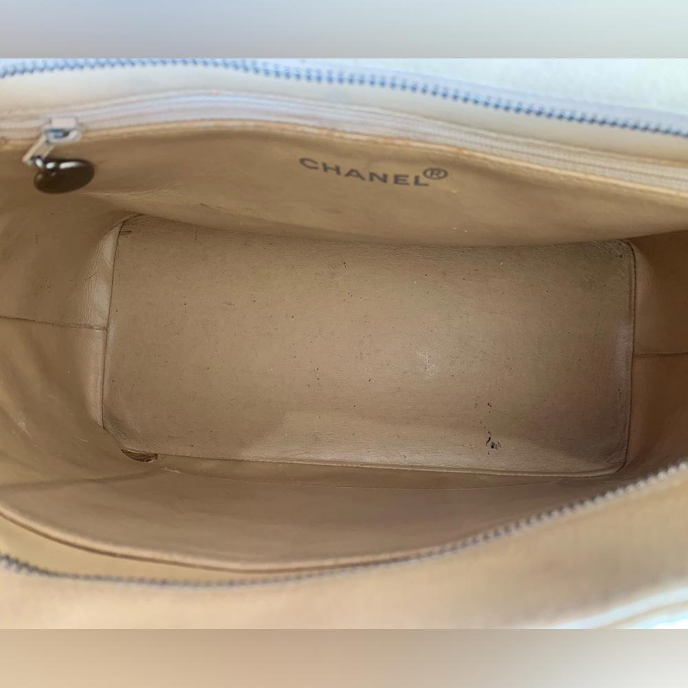 Chanel Champagne Cavier Medallion Tote