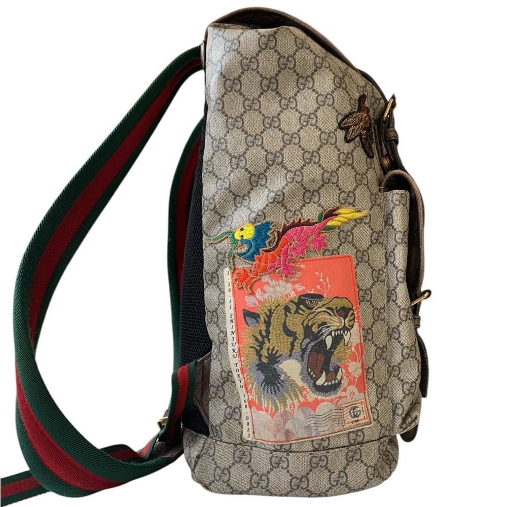 Gucci Courrier Soft GG Supreme in Brown Canvas