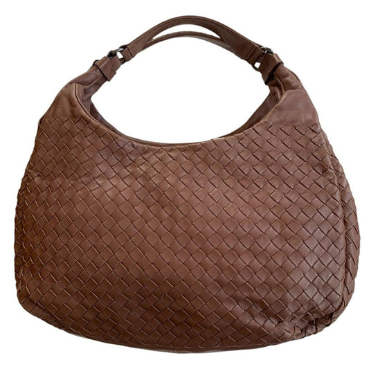 Bottega Veneta Brown Woven Shoulder Bag