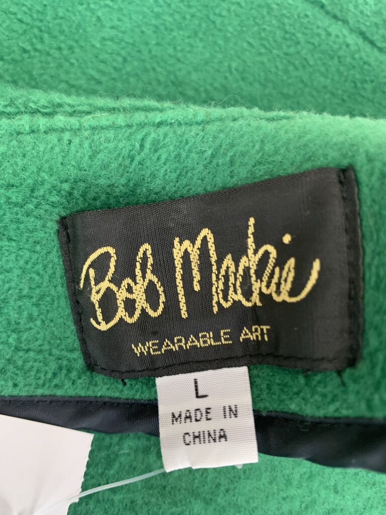 Vintage Bob Mackie Green /Black Design Vest