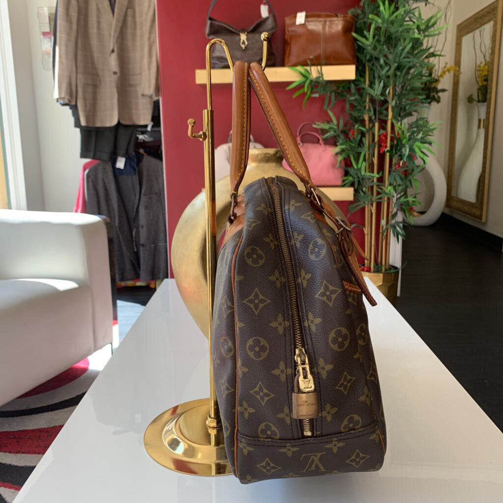 Louis Vuitton Deauville Brown Monogram Handbag