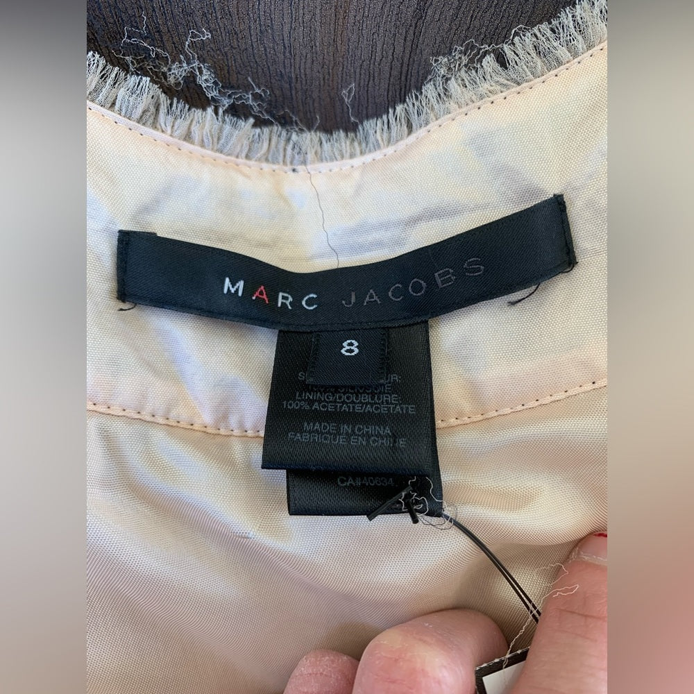 Marc jacobs black pink dress