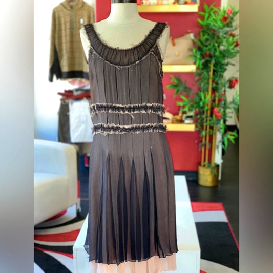 Marc jacobs black pink dress