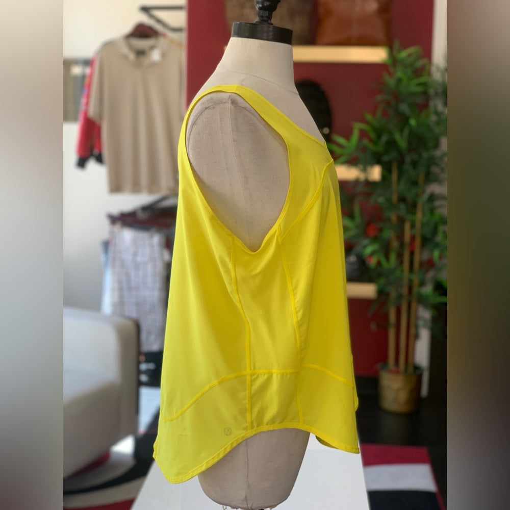 Lululemon Yellow Flowy Tank