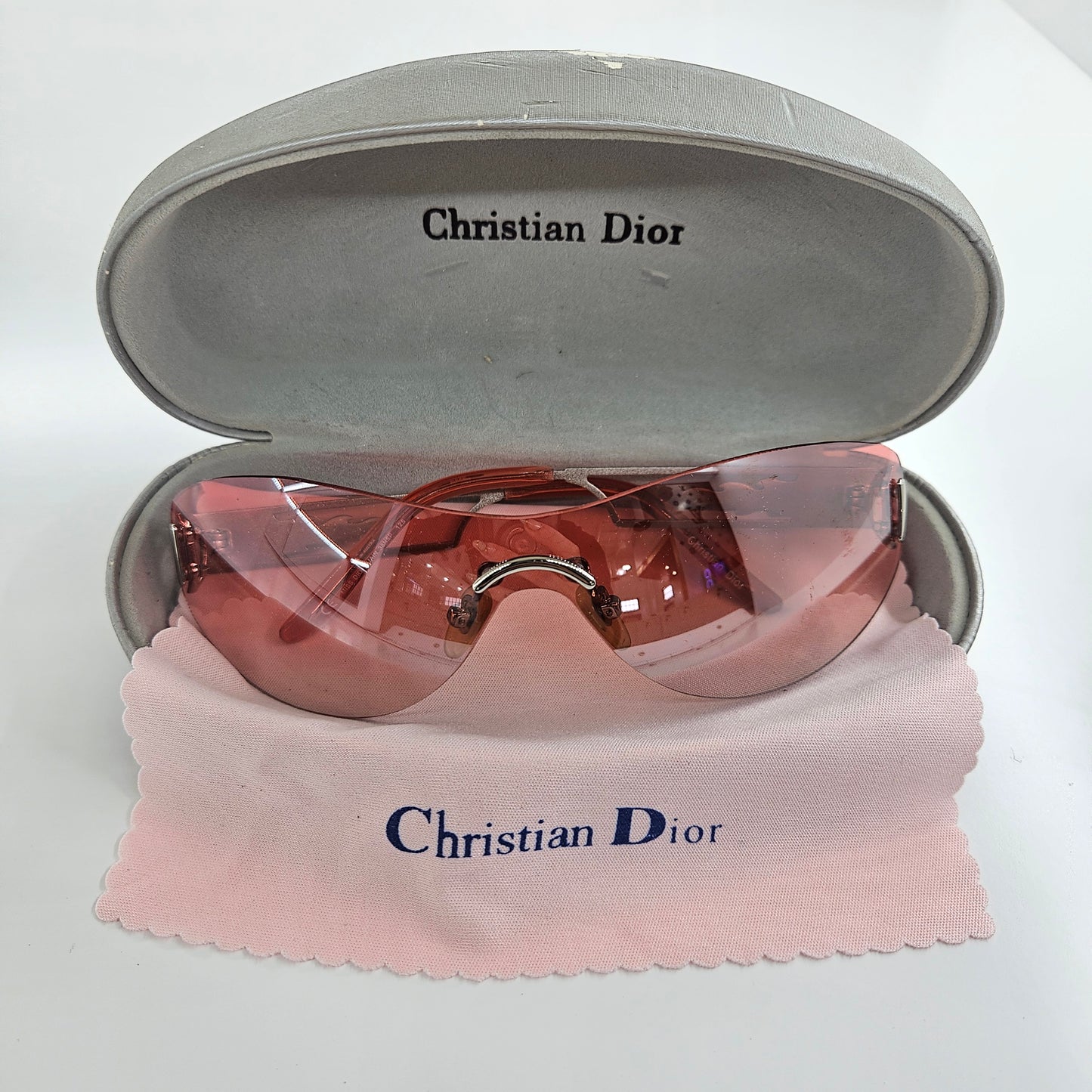Dior Pink Y2K Sunglasses