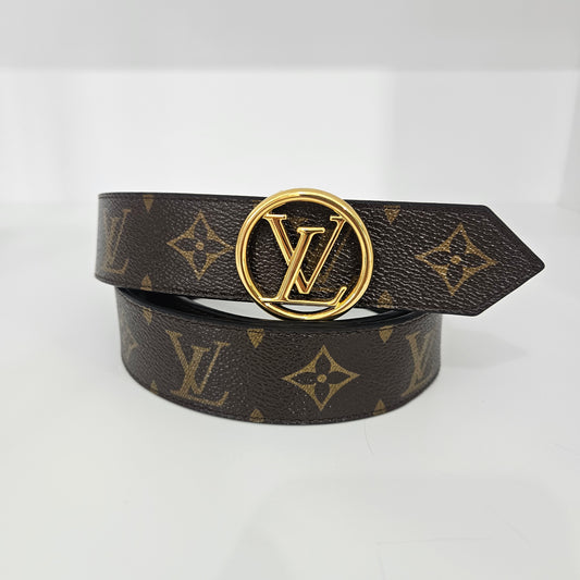 Louis Vuitton Monogram Circle LV Belt orig retail $895