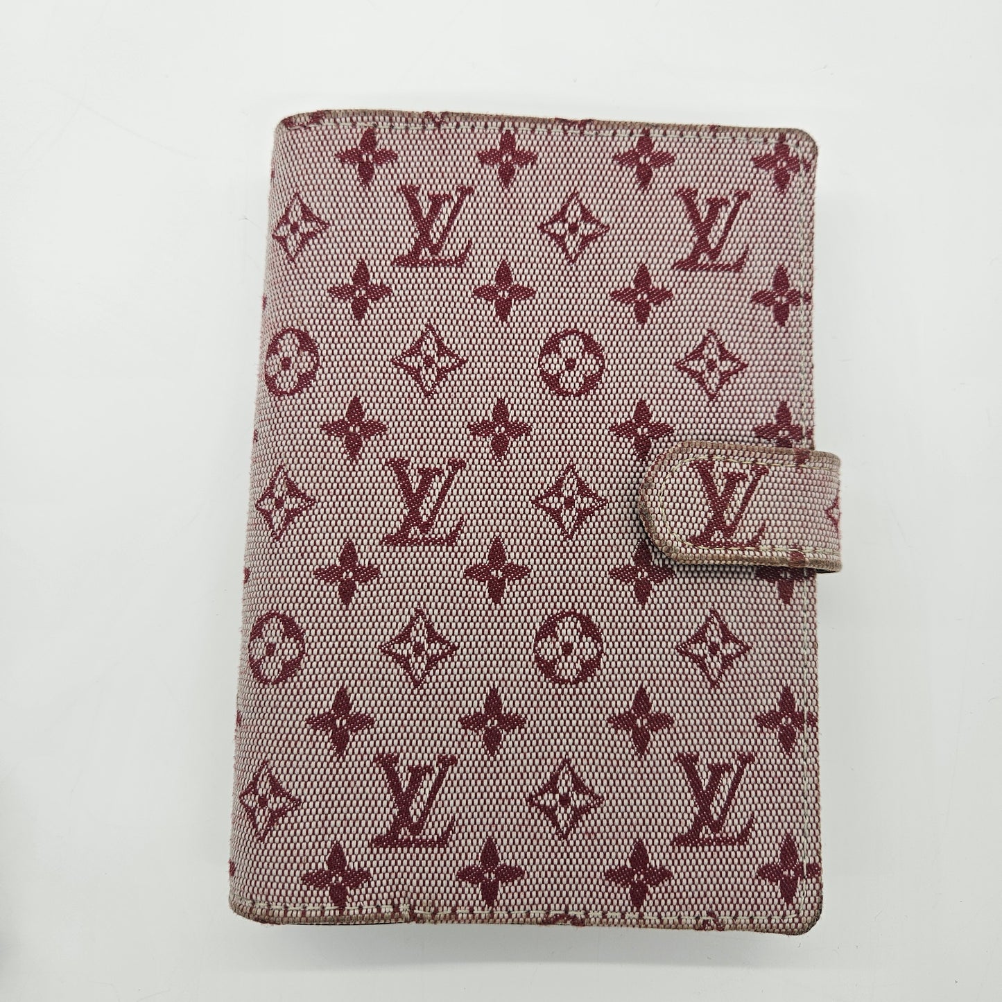 LOUIS VUITTON BELT 38 REVERSIBLE & LOUIS VUITTON RASPBERRY DENIM ORGANIZER