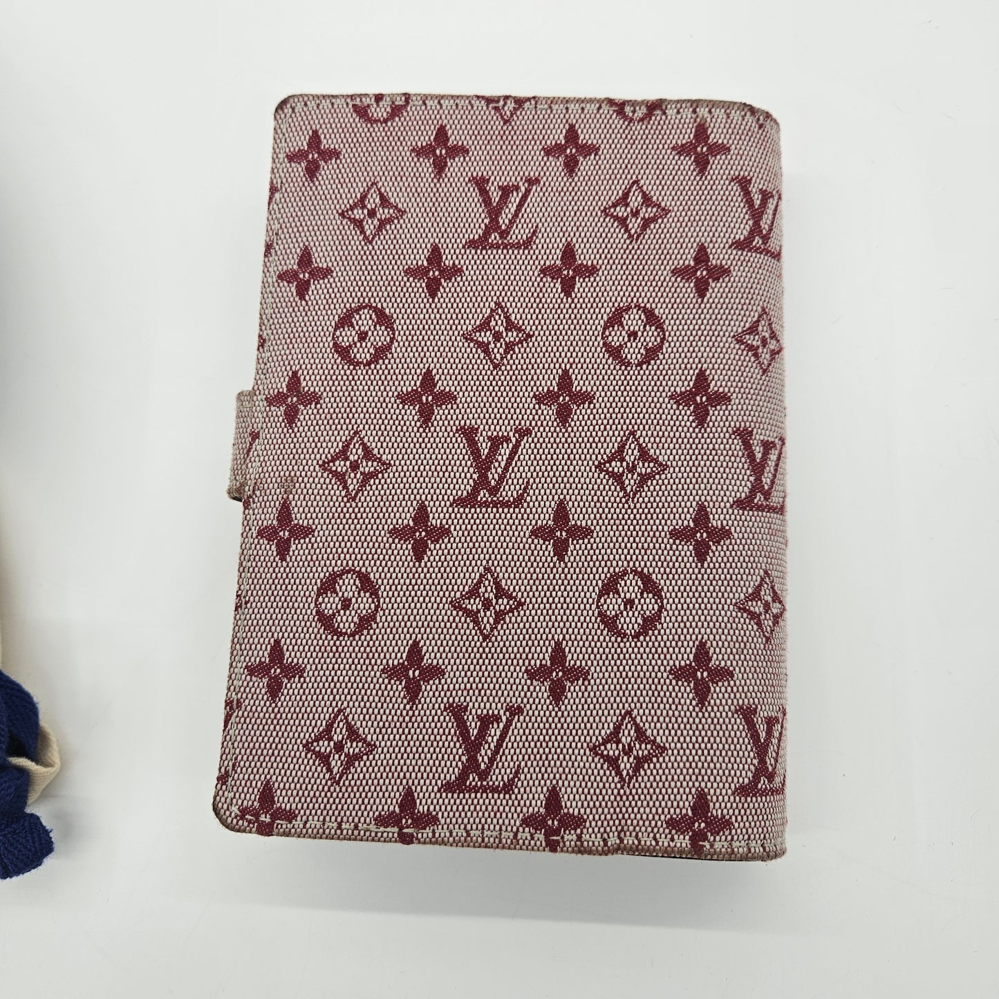 LOUIS VUITTON BELT 38 REVERSIBLE & LOUIS VUITTON RASPBERRY DENIM ORGANIZER