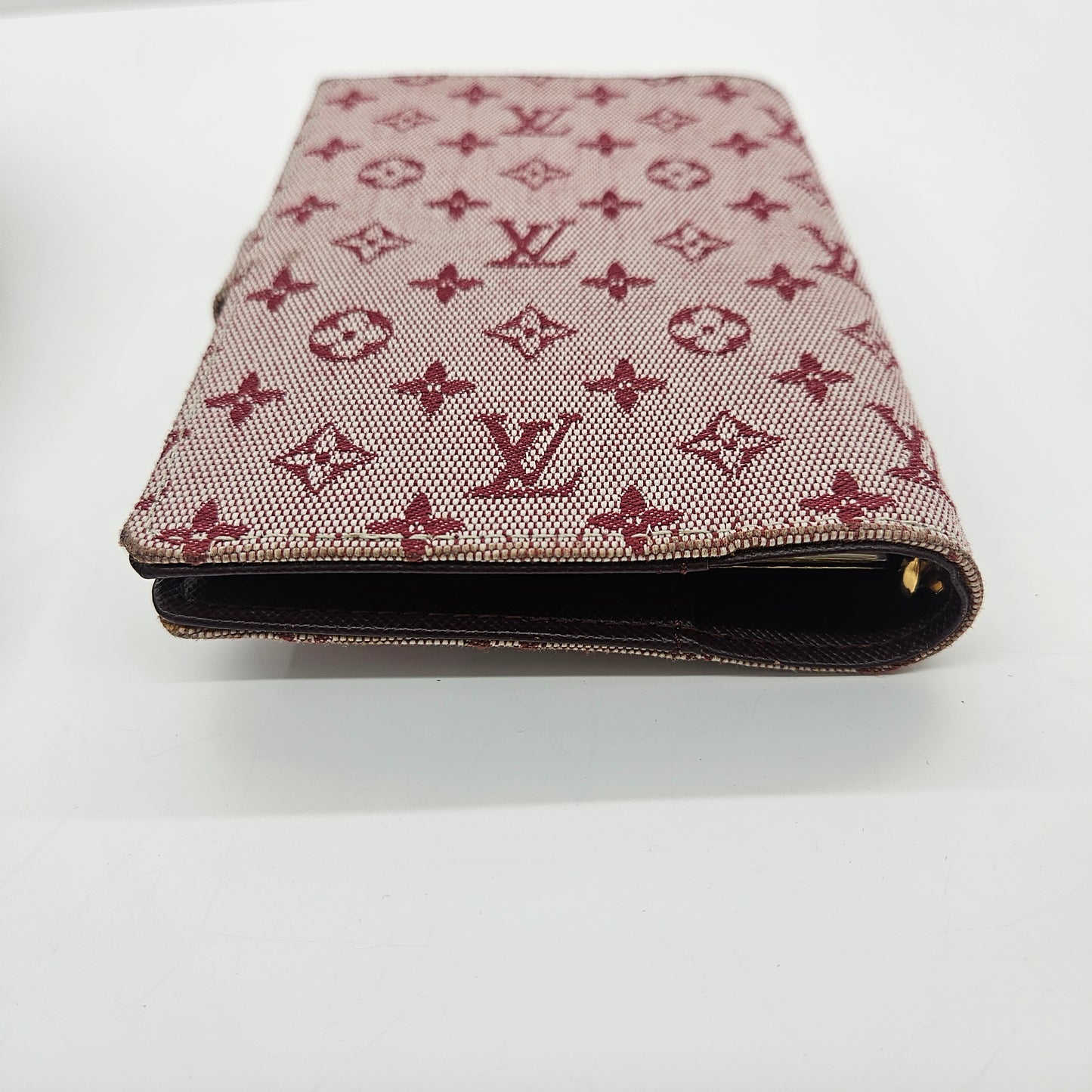 LOUIS VUITTON BELT 38 REVERSIBLE & LOUIS VUITTON RASPBERRY DENIM ORGANIZER