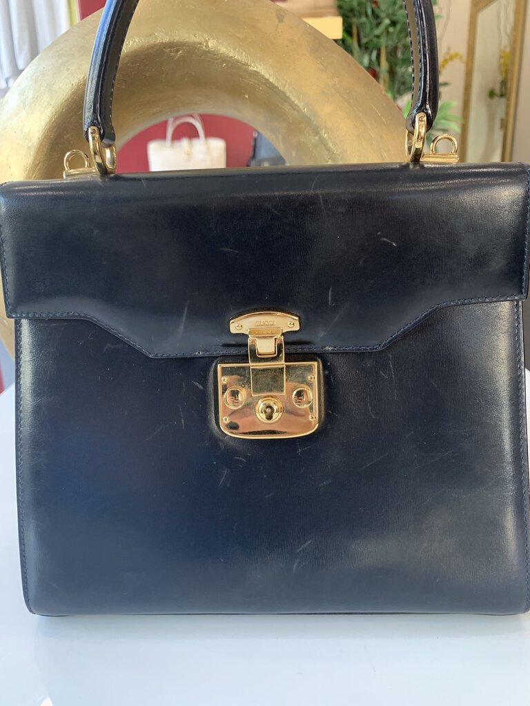 Gucci LARGE Lady Lock Handbag 80s