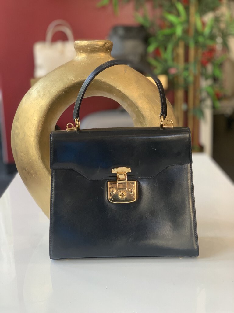 Gucci LARGE Lady Lock Handbag 80s