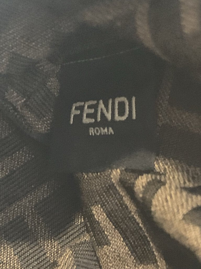 FENDACE FENDI x VERSACE Silk Vitello FF Bucket Bag