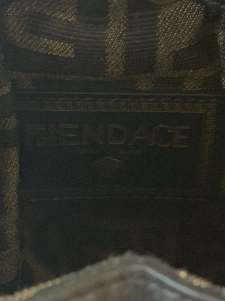 FENDACE FENDI x VERSACE Silk Vitello FF Bucket Bag