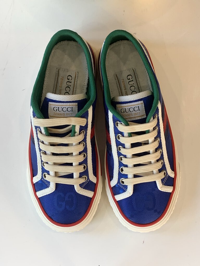 Gucci Blue Off The Grid Sneakers w/BOX