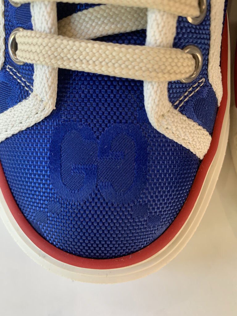 Gucci Blue Off The Grid Sneakers w/BOX