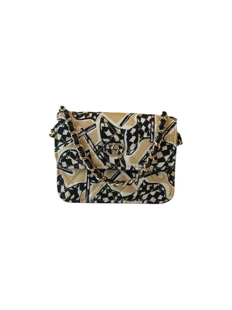 Chanel Flag Print VIP Crossbody w/Box