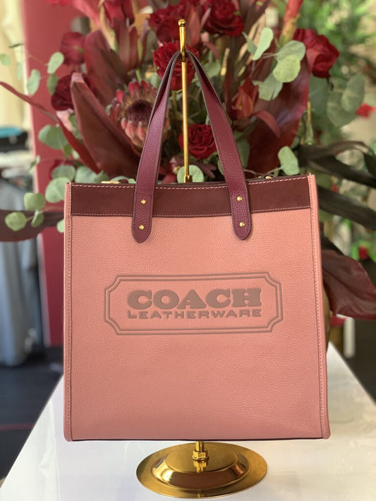 Coach Leatherware Pink Tri Color Handbag *SOLD OUT EVERYWHERE*