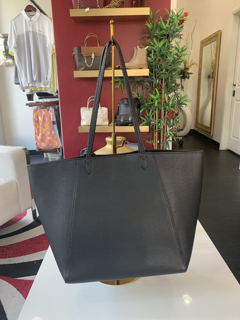 Louis Vuitton Black Leather LOCK ME Tote