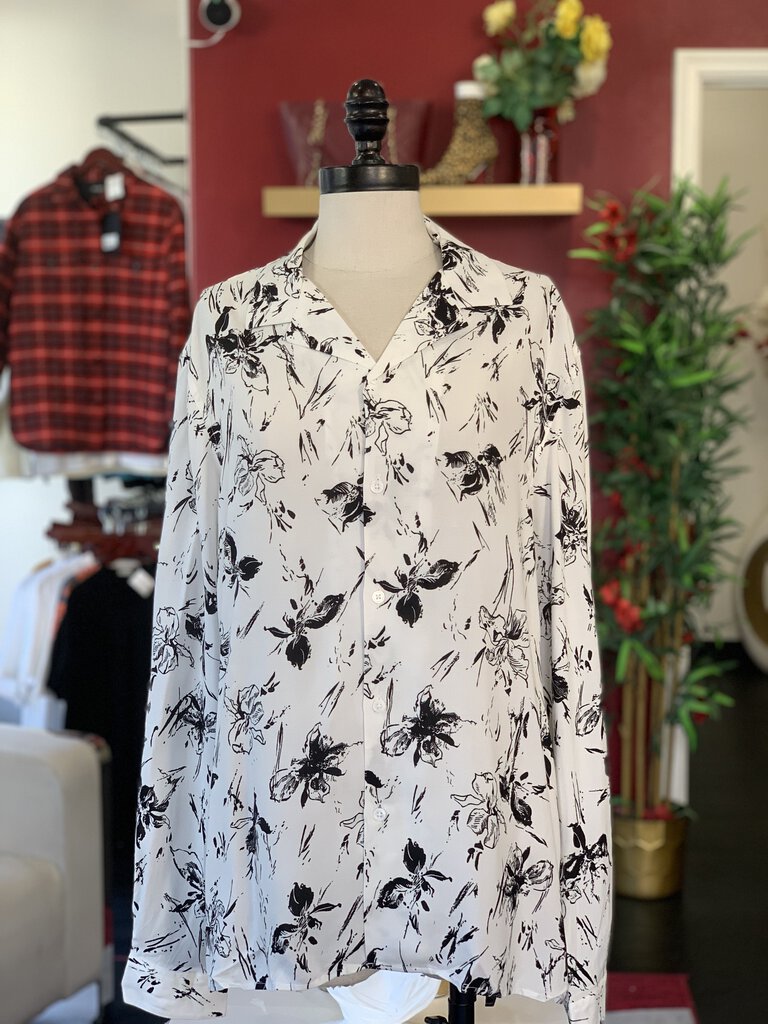 The Kooples B/W Floral Print L/S Top *orid retail $215* – Maidenlane ...